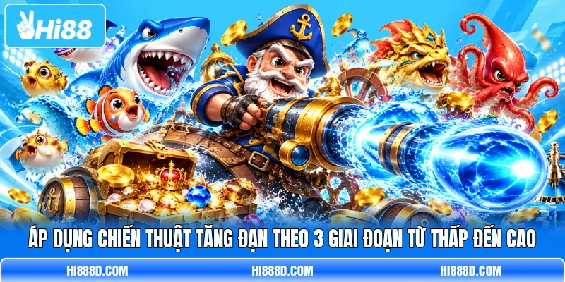 Áp dụng chiến thuật tăng đạn theo 3 giai đoạn từ thấp đến cao Áp dụng chiến thuật tăng đạn theo 3 giai đoạn từ thấp đến cao
