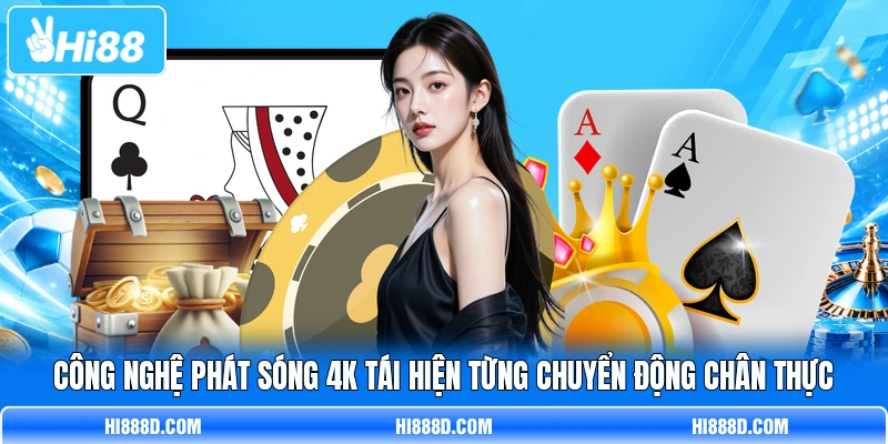 Công nghệ phát sóng 4K tái hiện từng chuyển động chân thực