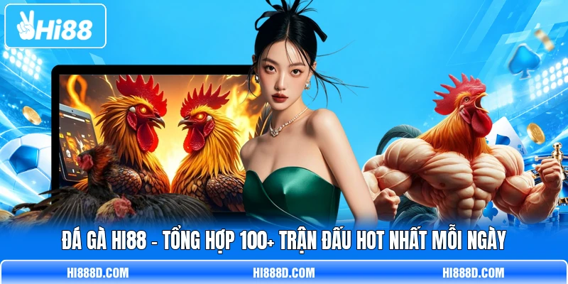 Đá Gà HI88 | Tổng Hợp 100+ Trận Đấu Hot Nhất Mỗi Ngày