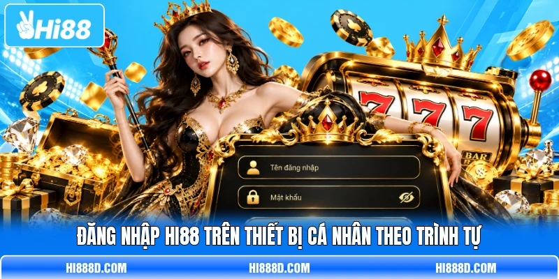 Đăng nhập HI88 trên thiết bị cá nhân theo trình tự Đăng nhập HI88 trên thiết bị cá nhân theo trình tự