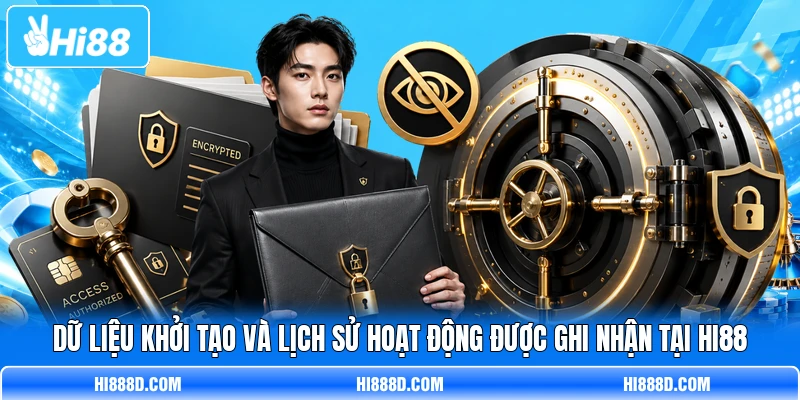 Dữ liệu khởi tạo và lịch sử hoạt động được ghi nhận tại HI88