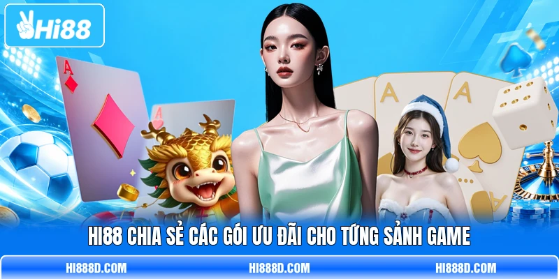 HI88 chia sẻ các gói ưu đãi cho tứng sảnh game HI88 chia sẻ các gói ưu đãi cho tứng sảnh game