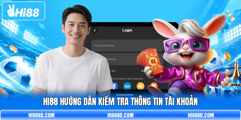 HI88 hướng dẫn kiểm tra thông tin tài khoản HI88 hướng dẫn kiểm tra thông tin tài khoản