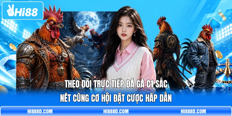 Theo dõi trực tiếp đá gà C1 sắc nét cùng cơ hội đặt cược hấp dẫn